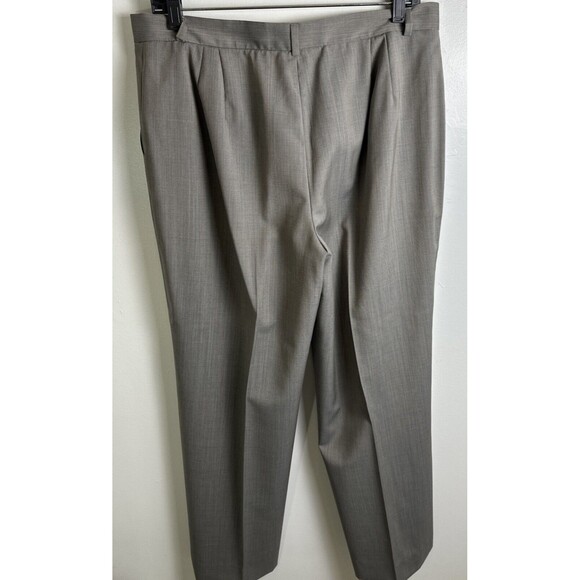 Zanella Women's 100% Virgin Wool High Waist Dress Pants Size 12 Made in Italy - Picture 5 of 14